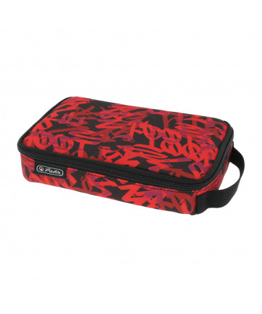 FOTROLLË, POUCH, 2 GO, GRAFFITTI RED/BLACK - HERLITZ