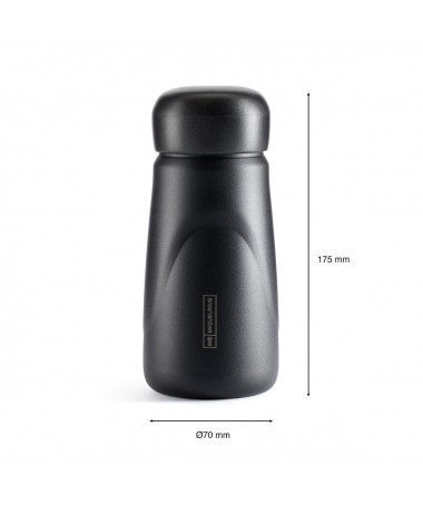 TERMOS ISOTERMIC OVAL 350ml E zezë L MIQUELRIUS