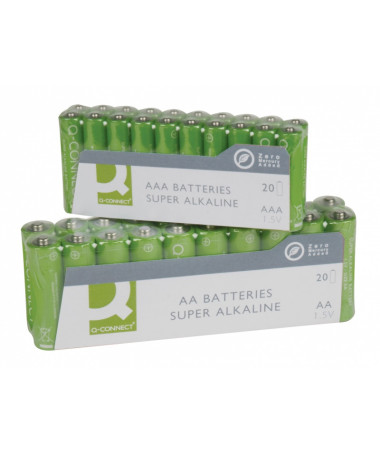 BATERI AAA LR03 SUPER ALKALINE 1/20 Q-CONNECT