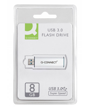 USB MEMORJE 8GB 3.0 SILVER/BLACK, Q-CONNECT