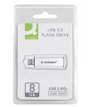 USB MEMORJE 8GB 3.0 SILVER/BLACK, Q-CONNECT