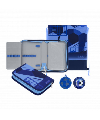 ÇANTË SHKOLLORE ULTRALIGHT SET e kaltër GOAL HERLITZ