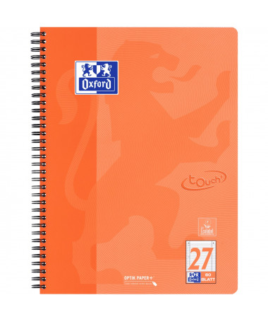 FLETORE A4 ME SPIRALE 80fl. / OPTIK PAPER MIX OXFORD