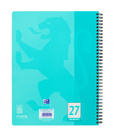FLETORE A4 ME SPIRALE 80fl. / OPTIK PAPER MIX OXFORD