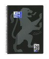 FLETORE A4 ME SPIRALE, TOUCH, ME KATRORË, 80 FLETË, 90 GR. BLACK, OPTIK PAPER - OXFORD