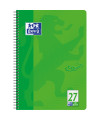 FLETORE A4 ME SPIRALE, TOUCH, ME VIJA, 80 FLETË, 90 GR. GREEN, OPTIK PAPER - OXFORD