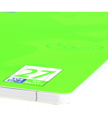 FLETORE A4 ME SPIRALE 80fl. / TOUCH OPTIK PAPER GRASS E GJELBËR OXFORD