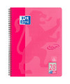 FLETORE A4 ME SPIRALE, TOUCH, ME KATRORË, 80 FLETË, 90 GR. PINK, OPTIK PAPER - OXFORD