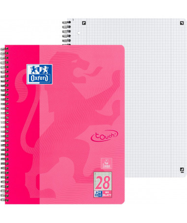 FLETORE A4 ME SPIRALE 80fl. / TOUCH OPTIK PAPER ROSE OXFORD