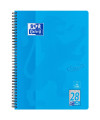 FLETORE A4 ME SPIRALE, TOUCH, ME KATRORË, 80 FLETË, 90 GR. BLUE, OPTIK PAPER - OXFORD