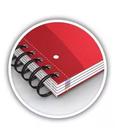 FLETORE A5 ME SPIRALE 100fl. / 4 PROJECT OFFICE ESSENTIALS OXFORD