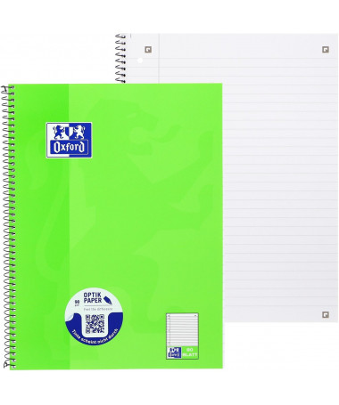 FLETORE A4 ME SPIRALE 90G 80fl. / OPTIK PAPER LIGHT E GJELBËR OXFORD