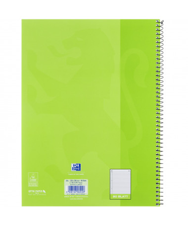 FLETORE A4 ME SPIRALE 90G 80fl. / OPTIK PAPER LIGHT E GJELBËR OXFORD