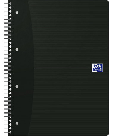 FLETORE A4 ME SPIRALE, SMART BLACK, ME KATRORË, 70 FLETË, 90GR. - OXFORDORD