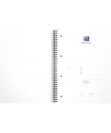 FLETORE A4 ME SPIRALE 70fl. / SMART E zezë OXFORD