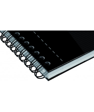 FLETORE A4 ME SPIRALE 70fl. / SMART E zezë OXFORD