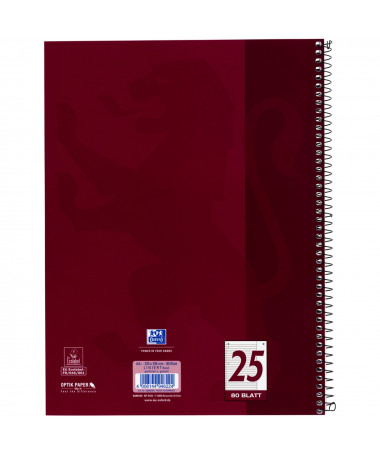 FLETORE A4 ME SPIRALE 80fl. / OPTIK PAPER OXFORD