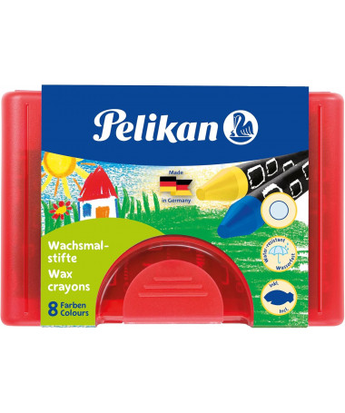 NGJYRA QIRI 665/8, ROUND, 8 COPË, RED - PELIKAN