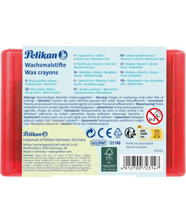 NGJYRA QIRI WAX CRAYON 1/8 PELIKAN