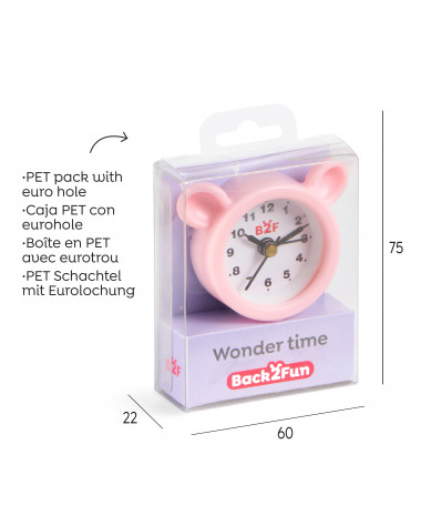 ALARM CLOCK TEDDY Rozë B2F MIQUELRIUS