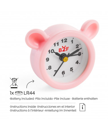 ALARM CLOCK TEDDY Rozë B2F MIQUELRIUS