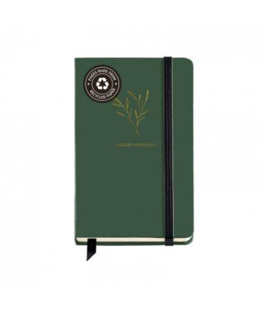 LOGBOOK A6 100fl GARDEN LEAVES MIQUELRIUS