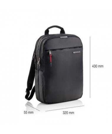 ÇANTË SHPINE PËR LAPTOP TO WORK S BLACK MIQUELRIUS