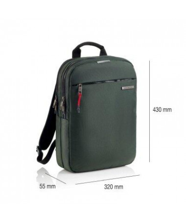 ÇANTË SHPINE PËR LAPTOP TO WORK S GREEN MIQUELRIUS