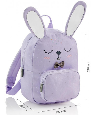 ÇANTË MINI, WILD PUPPIES, BUNNY, PURPPLE - MIQUELRIUS