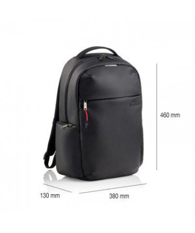 ÇANTË SHPINE PËR LAPTOP, TO WORK, 15.6" M, BLACK - MIQUELRIUS