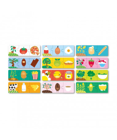 PUZZLE ORIGIN OF FOOD 1/36 APLI