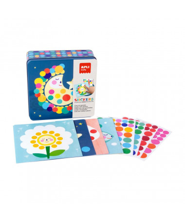 SET ME STIKERSA KUTI METALI MOONFISH 15221 APLI