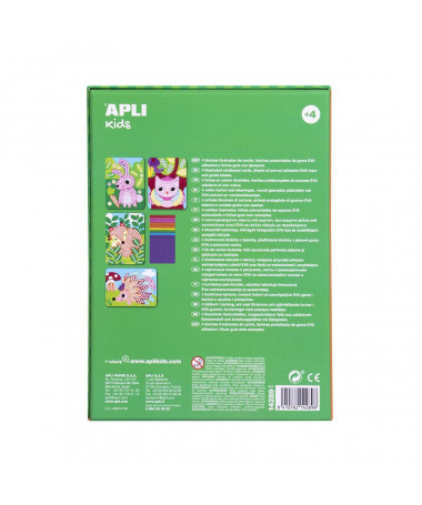 EVA FOAM MOSAIC ANIMALS 1/4 APLI
