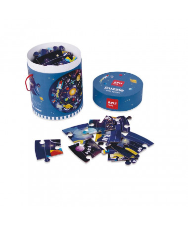 PUZZLE CIRCULAR SOLAR SYSTEM 1/48 APLI