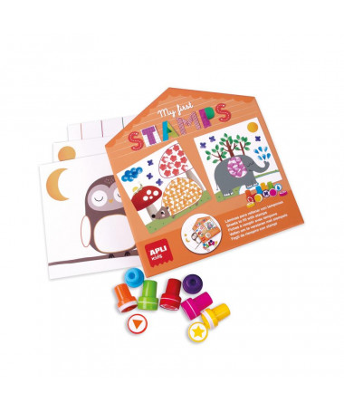 SET MY FIRST STAMPS HOUSE SHAPE APLI