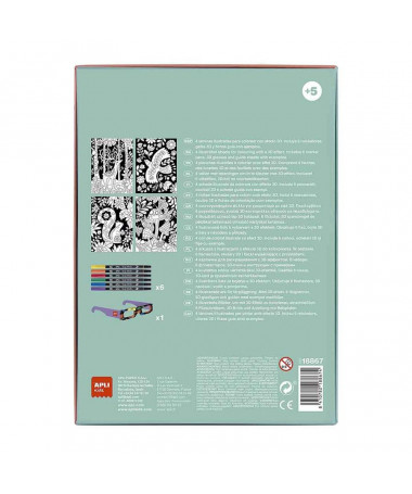 SET COLORING 3D 1/20 APLI