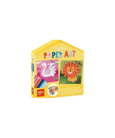 SET MY FIRST PAPER ART HOUSE SHAPE APLI