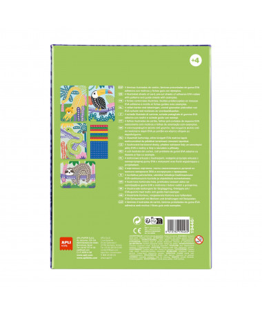 EVA FOAM MOSAIC JUNGLE 1/4 APLI
