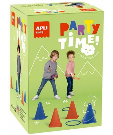SET THROW THE RINGS ON THE CONES APLI