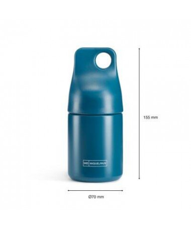 TERMOS ISOTERMIC, RING, 200ml, BLUE - MIQUELRIUS