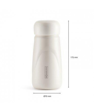 TERMOS ISOTERMIC, OVAL, 350ml, WHITE - MIQUELRIUS