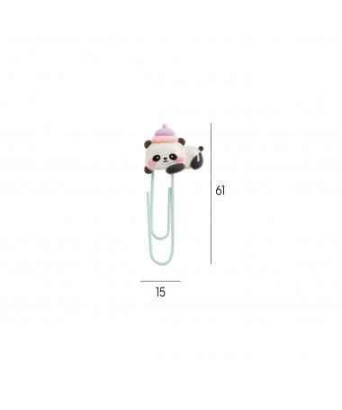 SET 5 PAPER CLIPS PANDA B2F MIQUELRIUS
