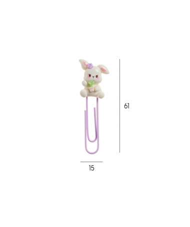 SET 5 PAPER CLIPS BUNNY B2F MIQUELRIUS