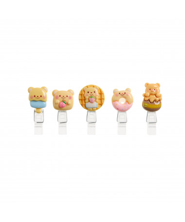 SET 5 MINI CLIPS TEDDY B2F MIQUELRIUS
