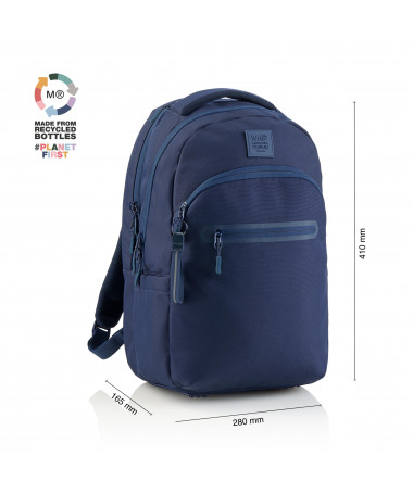 ÇANTË SHKOLLORE OSLO RAW NAVY - MIQUELRIUS