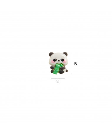 SET 5 PUSH PINS PANDA B2F MIQUELRIUS