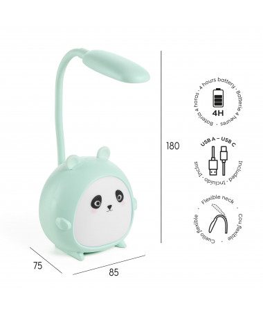 LED LAMPË PANDA MINT B2F MIQUELRIUS