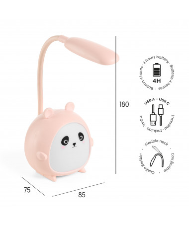 LED LAMPË PANDA Rozë B2F MIQUELRIUS