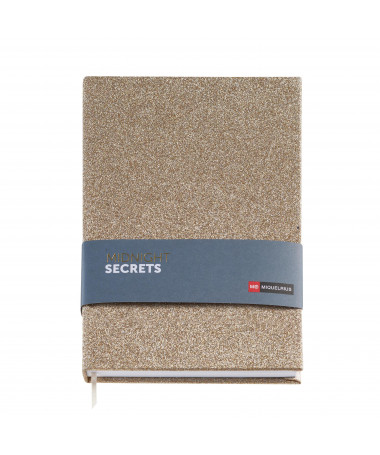 NOTES A5 RULED GLITTER MIDNIGHT SC MIQUELRIUS