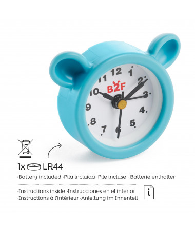 ALARM CLOCK TEDDY e kaltër B2F MIQUELRIUS